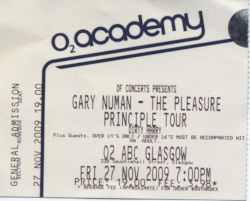 Glasgow Ticket 2009
